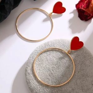 Exaggerated Metal Circle Earrings